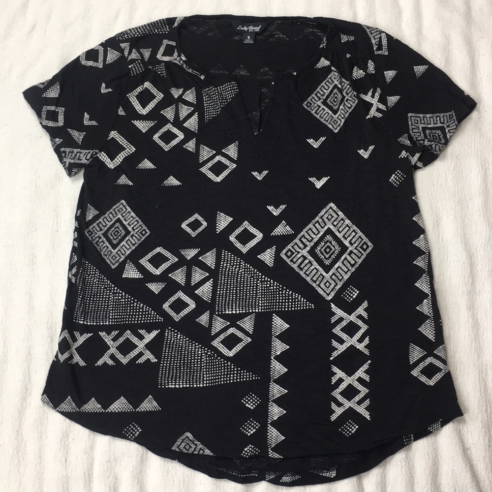 Lucky Brand Printed Tee